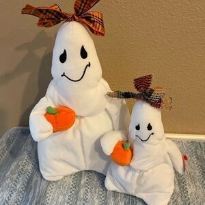TY Goulianne 2005 Plush and 2006 Mini Ghost Plush